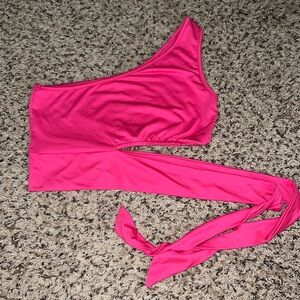 SHEIN Crop Top Side Tie